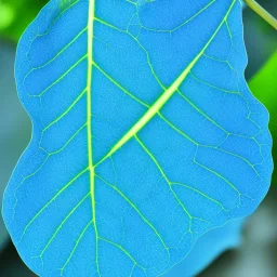 blue leaf