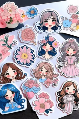 girly stickers