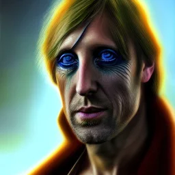 ultra detailed portrait of The Lizard (Rhys Ifans), extremely detailed digital painting, extremely detailed face,crystal clear eyes, in the style of robert e howard and pablo oliveira and Ken Kelley and Keith Parkinson ,mystical colors,perfectly centered image, perfect composition, rim light, beautiful lighting,8k, stunning scene, raytracing