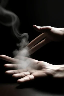 an hand goes to be steam