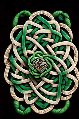 celtic knot mum flower