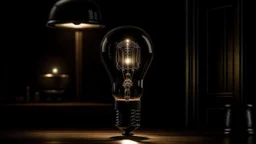 led light bulb photos dark interior