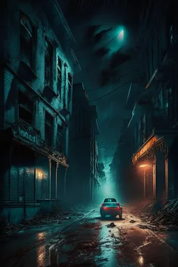 danger place horror street night