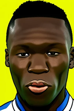 Moises Caicedo Footballer cartoon 2d