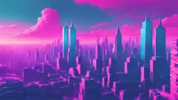 a beautiful, sharp focus, and immaculate overcast futuristic isometric city. vaporwave ombre rendering. outrun style. trending on artstation. recommended for you behance. by chris moore. by edward hopper. beeple colors. ambient occlusion. digital matte painting. metropolis filmic. gotham city.