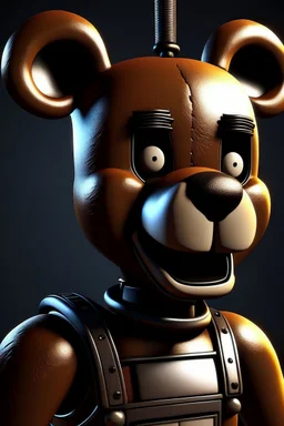 Five nights at freedys,ultra realistic, animatronic, freddy