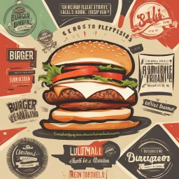 Social Media Design for Burger Restaurant