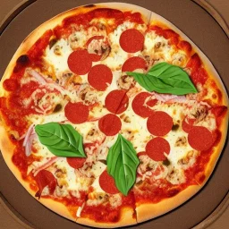 Realistic italian Pizza