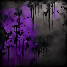 Hyper Realistic Black & Purple Grungy-Background