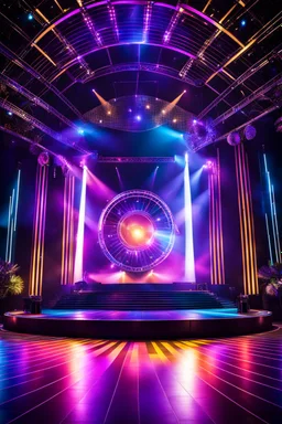 luxury disco stage