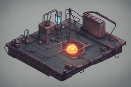 electricity trap, 2D, game asset