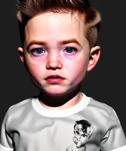 Robert pattinson toddler, full body, soft skin, dramatic lighting, hyper realistic