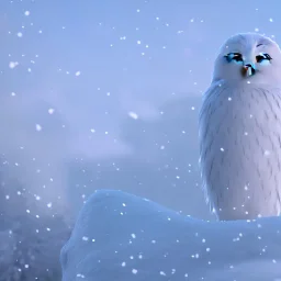 snow OWL EAGLE