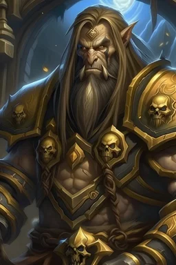 Creame un fondo con el tema de Warcraft