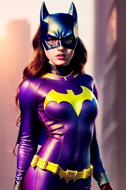 hyper realist, hyper detailed, stunningly beautiful Batgirl, athletic realistic body, by greg rutkowski, magali villeneuve, artgerm, wlop, rossdraws, concept art, digital painting