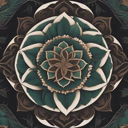 Aesthetic, Mesmeric, Gaslighted, Intuitive, Persuausive, Intriguing, Captivating Arts; Craftsmen; DIY influencer; Creative Entrepreneurship branding logos / initials / emblem art **Featured Design:** **Tea Leaf Mandala:** - A mandala formed with intricately designed tea leaves, representing unity and artistic precision. **Appearance:** Feel free to mix and match elements from different ideas to create a unique and compelling logo design for "ChayArt."