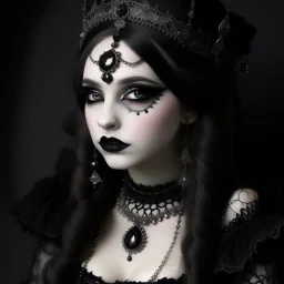 princess makeup gothic art