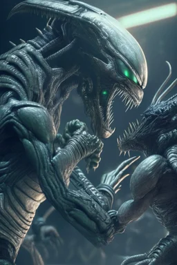 Alien wrestling ,highly detailed, artstation, sharp focus,4k