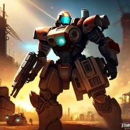 Clear Focus, High resolution, power armor, fallout, atomic-bunker, extremely detailed digital painting, extremely detailed face,