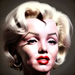 Realistic image portrait, Marylin Monroe, 2020 fashion style, highly detailed, unreal engine 5, ray tracing, RTX, lumen lighting, ultra detail, volumetric lighting, 3d, finely drawn, high definition, high resolution.