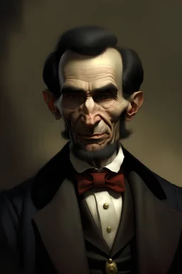 President Abraham Lincoln as a vampire