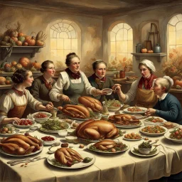 Thanksgiving dinner in the Anthropogenic Era