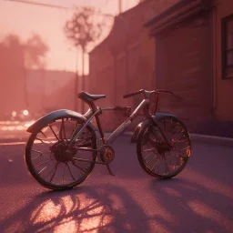 fire bike, cinema4d, unreal engine 5, 8k