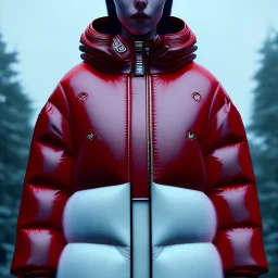 Gaspar noe, hand camera, full body, red puffer jacket, dramatic lighting, hyper realistic, 8k quality, unreal engine 5