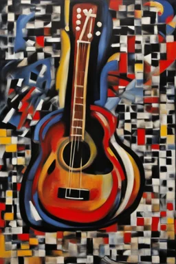 As My Guitar Gently Weeps; Contemporary; Bauhaus; Neo-Expressionism