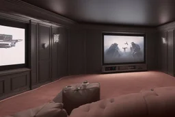 a dedicated home cinema room