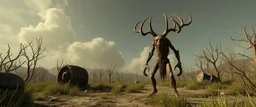 Leshy in the style of fallout 4