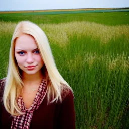 my gorgeous, blond girlfriend lives among the coastal fens of Denmark