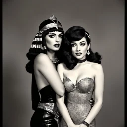 Cleopatra meets Bettie Page