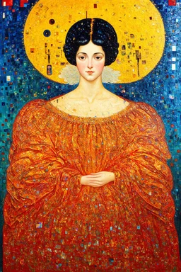 the relationship between creative passion and carnal passion; Klimt; Kandinsky; Golden Hour; Iridescent; Controversial; Supremely Detailed; Marvelous; Whimsical