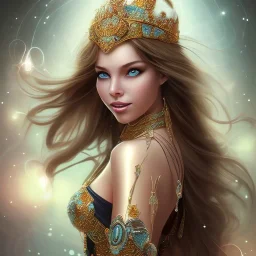 Beautiful women goddess full image smile