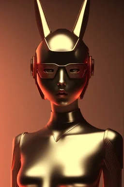 MCU Portrait, Front image, cyberpunk Asian woman rabbit mask, red color, latex dress, highly detailed, concept art, smooth, unreal engine 5, god rays, ray tracing, RTX, lumen lighting, ultra detail, volumetric lighting, 3d, finely drawn, high definition, high resolution.