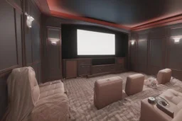 a dedicated home cinema room