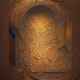 Book of Kells Matthew carpet page, a highly detailed illustration, realistic render, 8 k, micro detail, intricate, elegant, centered, digital painting, Artstation, smooth, sharp focus, illustration, artgerm