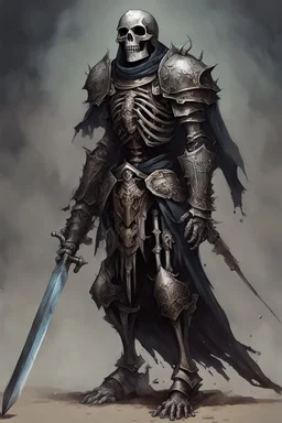 dark age armored skeleton knight , death incarnate