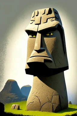 moai easter island golem