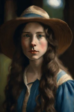 Portrait of a cat by Van Gogh