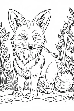 coloring page for kids, coloring book animales , cartoon style, thick outline, low details, no shading, no color