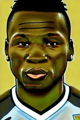 Moises Caicedo Footballer cartoon 2d