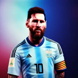 argentina world cup champion,lionel messi highly detailed, wings, soft studio lighting, background 64k