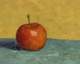 Portrait of a apple by Van Gogh