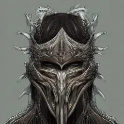 elden ring character head and shoulders intricate headgear ultra sharp illustration