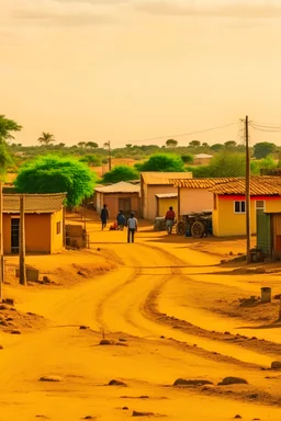 African Town in Sudan