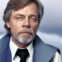 wide angle stunning photo realistic portrait of mark hamill as luke skywalker in star wars with photo realistic hair, blue eyes, eos5d mark 4, ef 85mm 5.6, professional majestic photo realistic painting by Ed Blinkey, Atey Ghailan, by Jeremy Mann, Greg Manchess, Antonio Moro, trending on ArtStation, Intricate, High Detail, Sharp focus, dramatic, by greg rutkowski, realism, beautiful and detailed lighting,