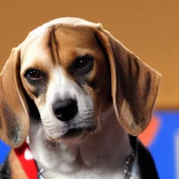 dr. Anthony fauci merged with a beagle