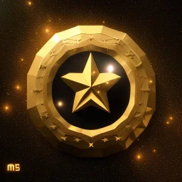  black background, shiny golden embossed gigant star, 3d, cinematic, photorealistic